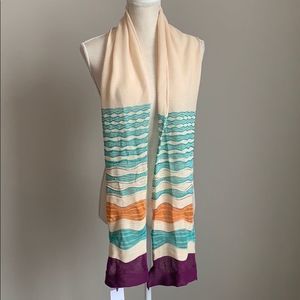 Missoni multi color scarf